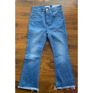 Loft High Waist Cropped Flare Denim✨NWT✨